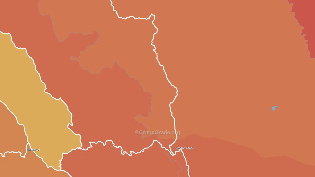 95550, CA Map of Theft Rates