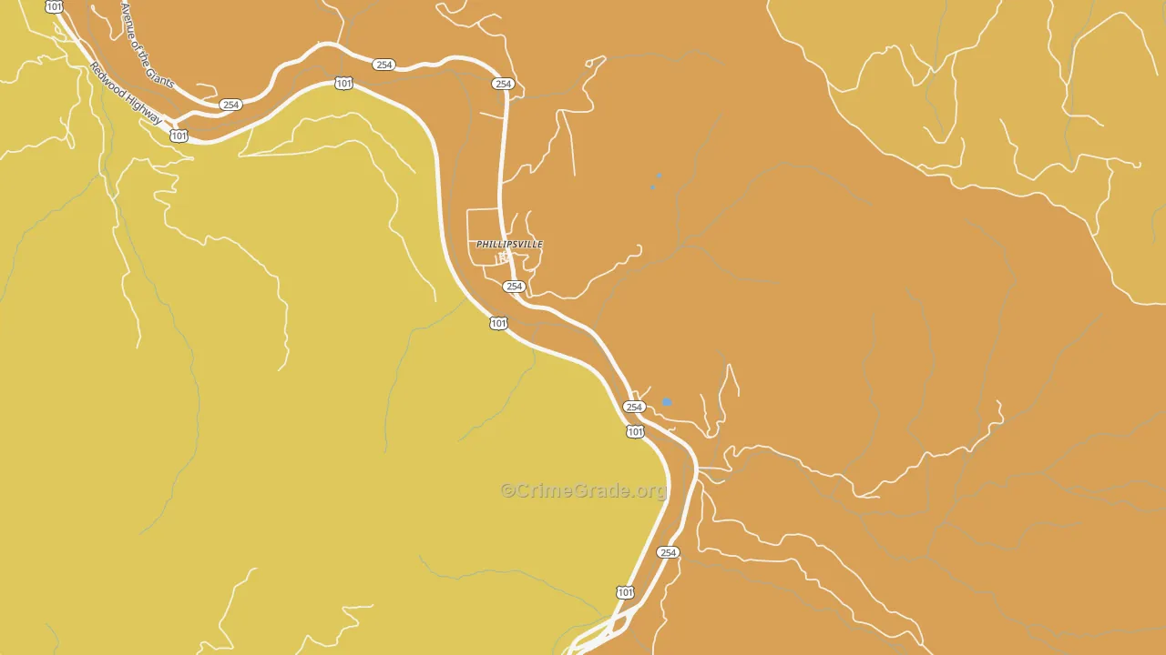 95559, CA Map of Theft Rates