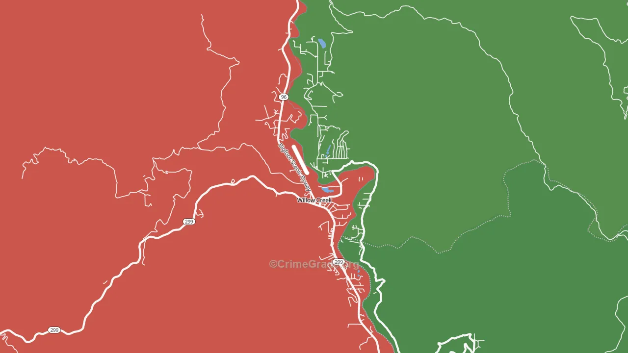 95573, CA Map of Theft Rates