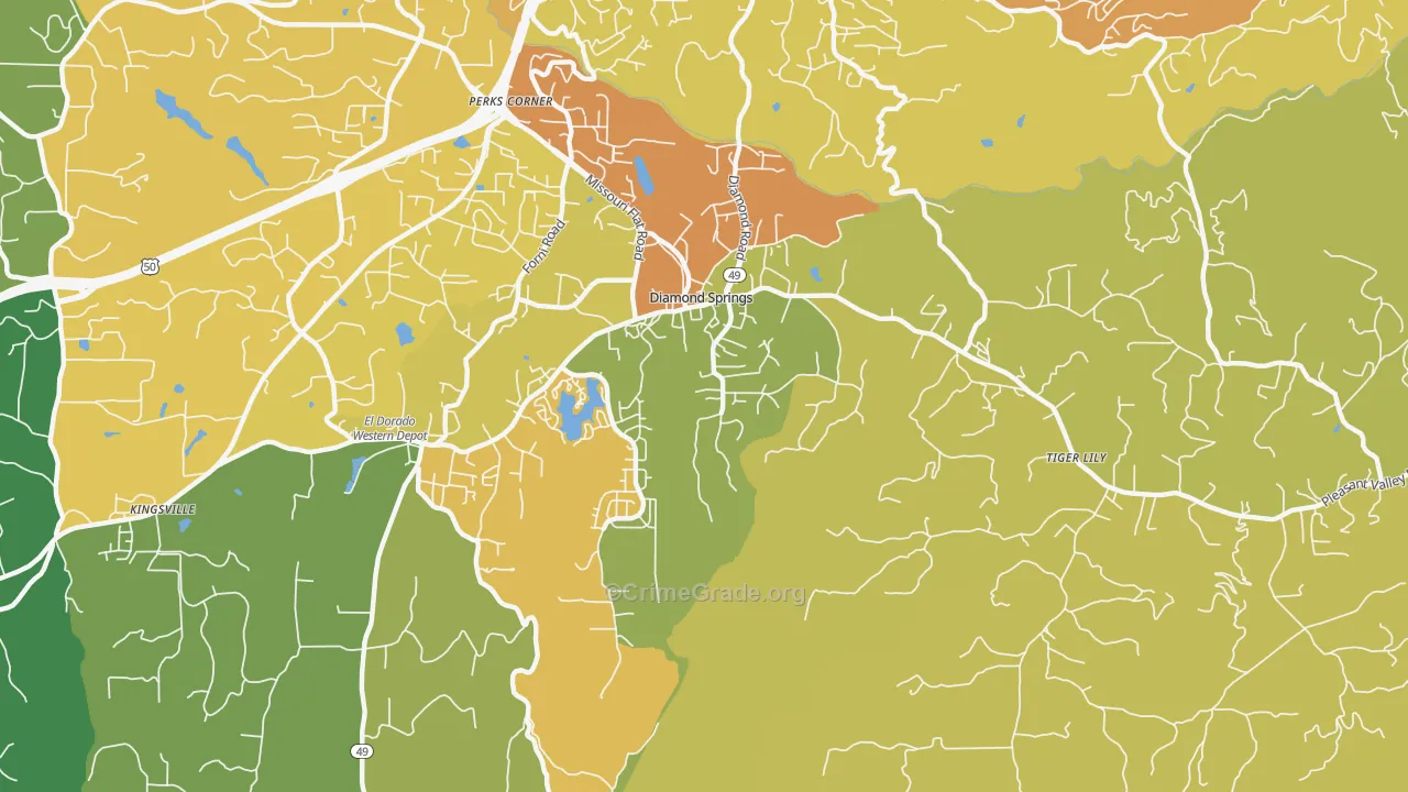 95619, CA Map of Theft Rates