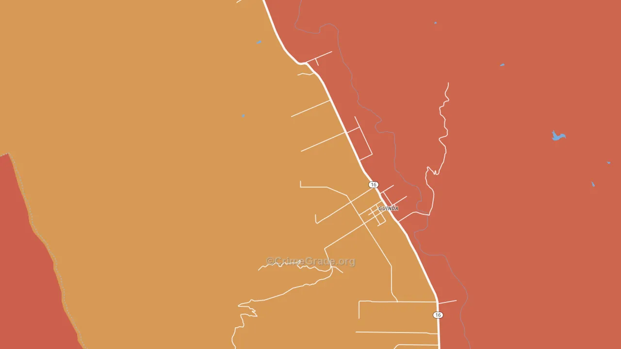 95637, CA Map of Theft Rates