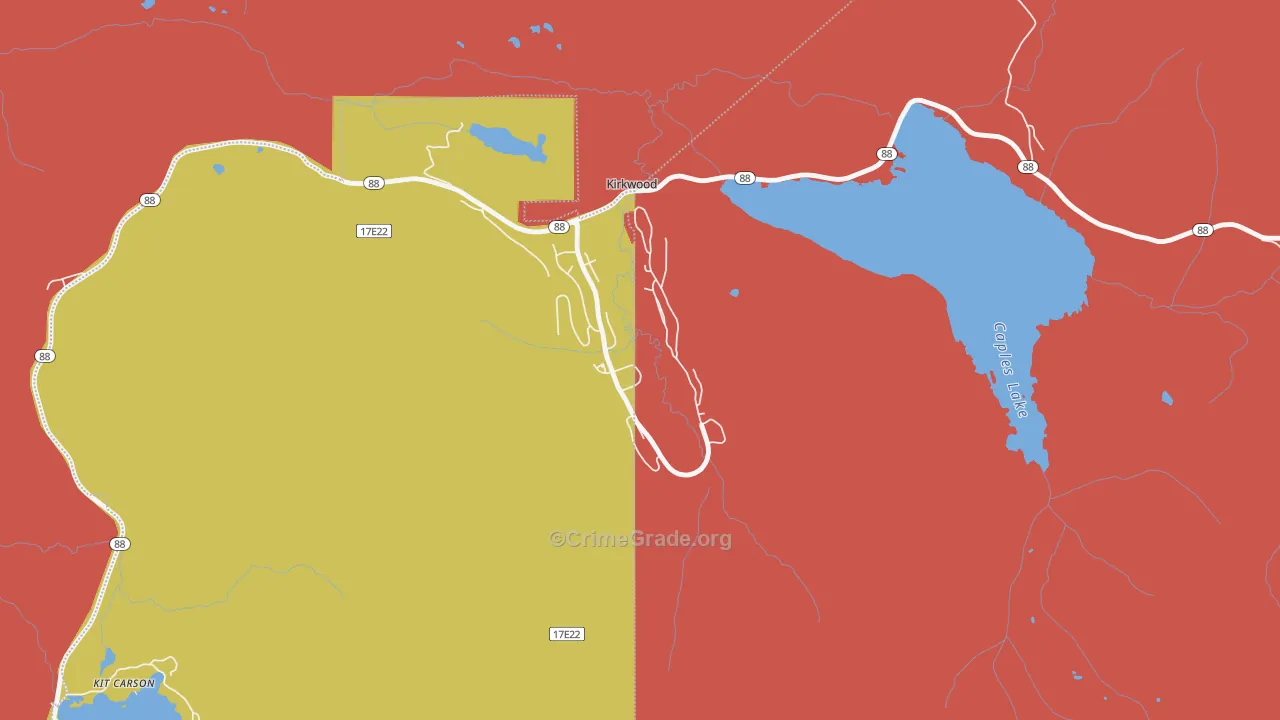 95646, CA Map of Theft Rates