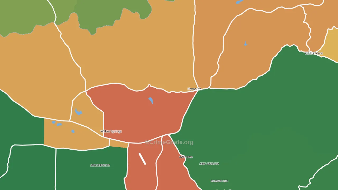 95669, CA Map of Theft Rates