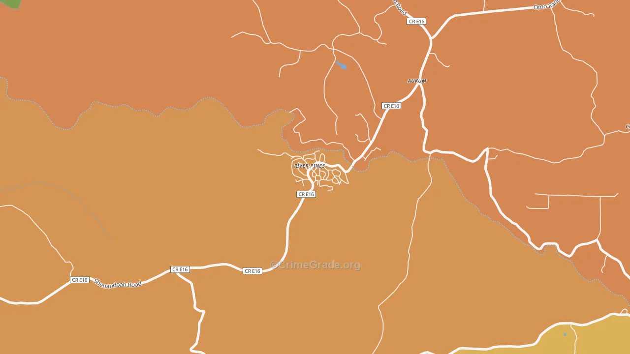 95675, CA Map of Theft Rates