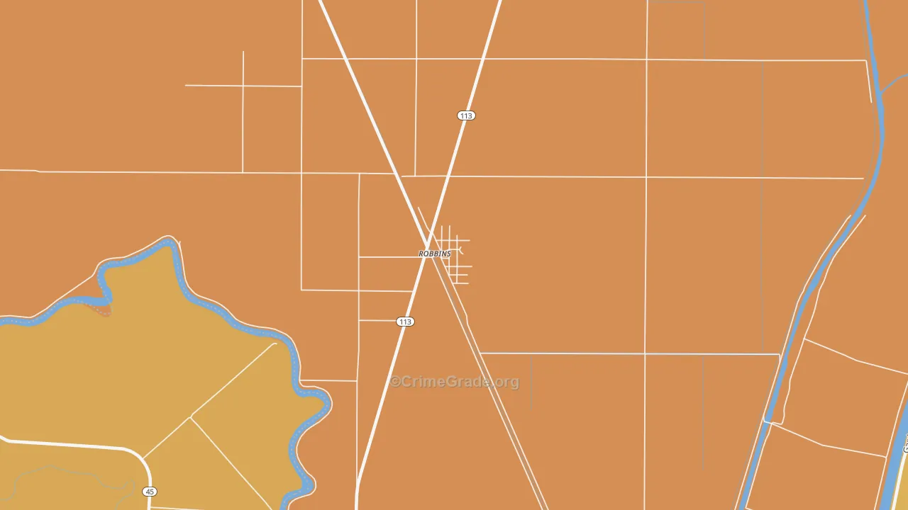 95676, CA Map of Theft Rates