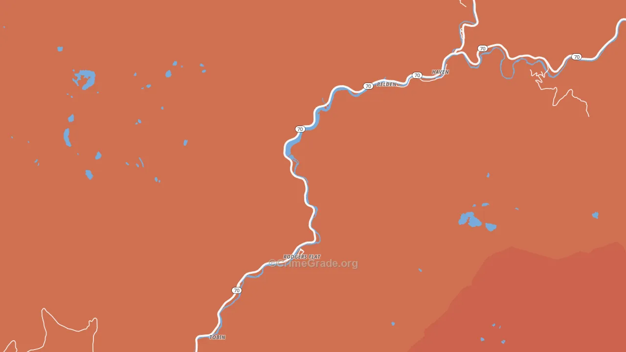 95915, CA Map of Theft Rates