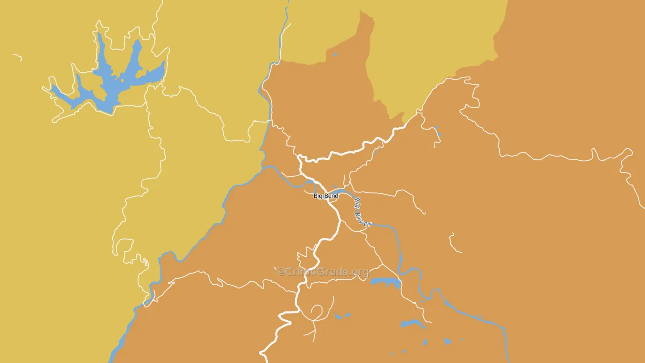 96011, CA Map of Theft Rates