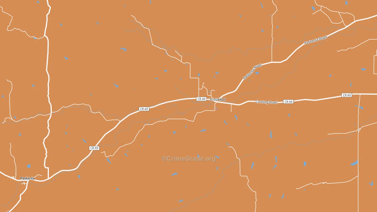 96029, CA Map of Theft Rates