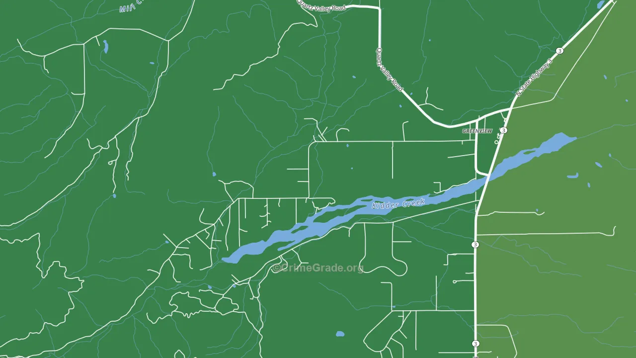 96037, CA Map of Theft Rates