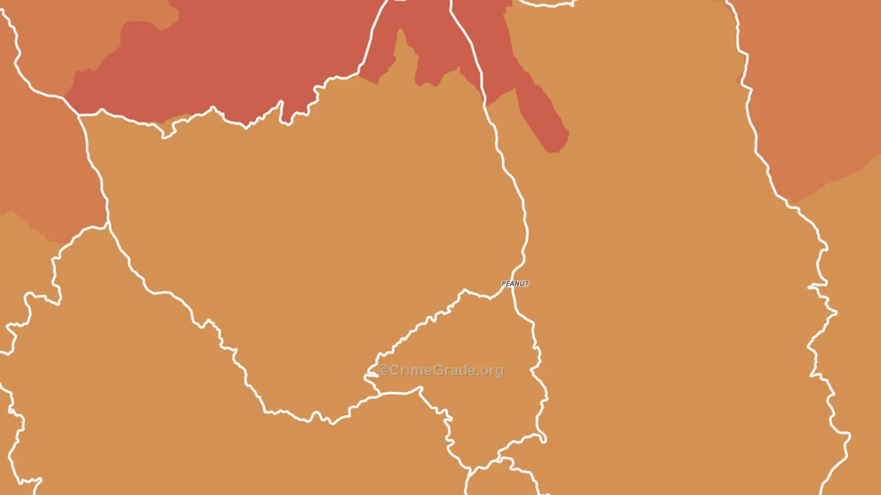 96041, CA Map of Theft Rates