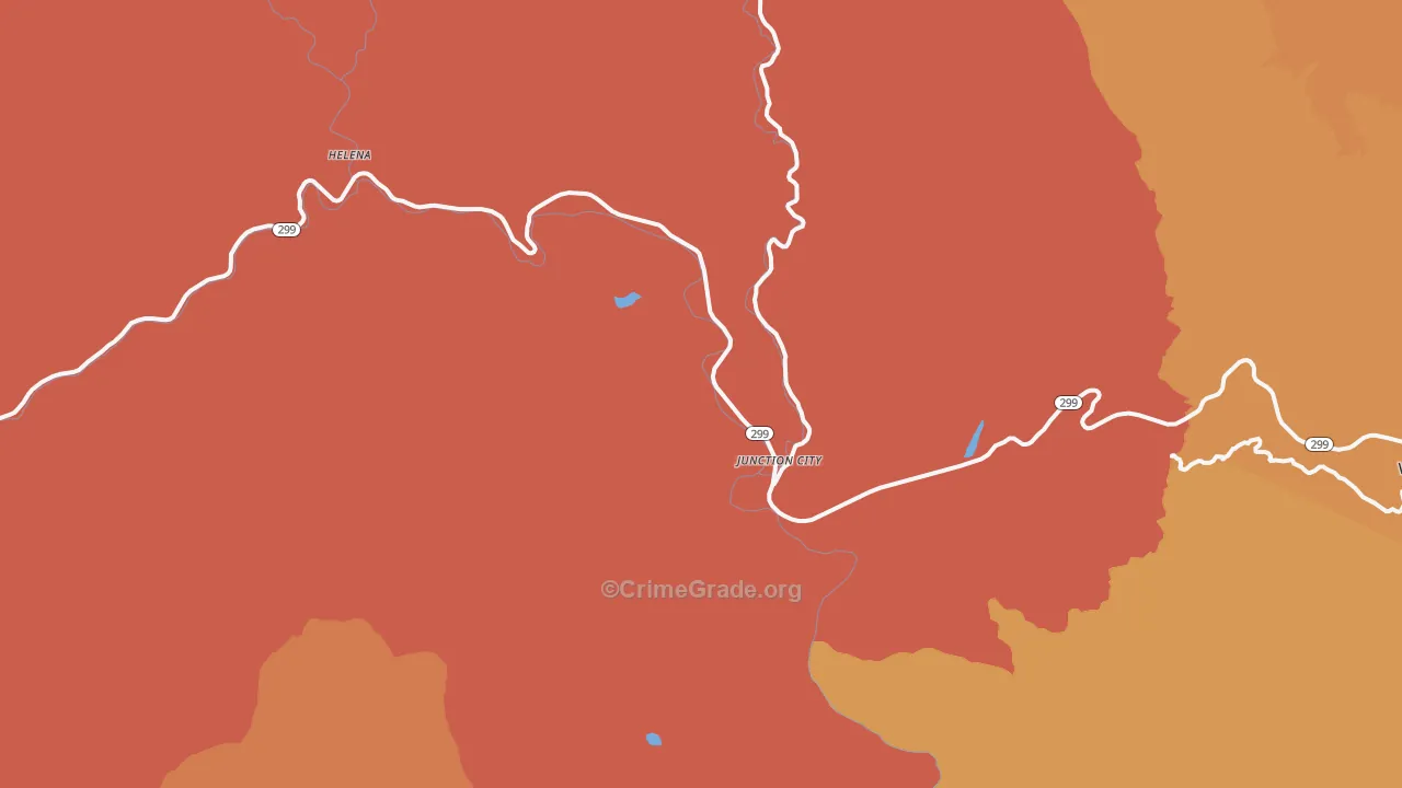 96048, CA Map of Theft Rates