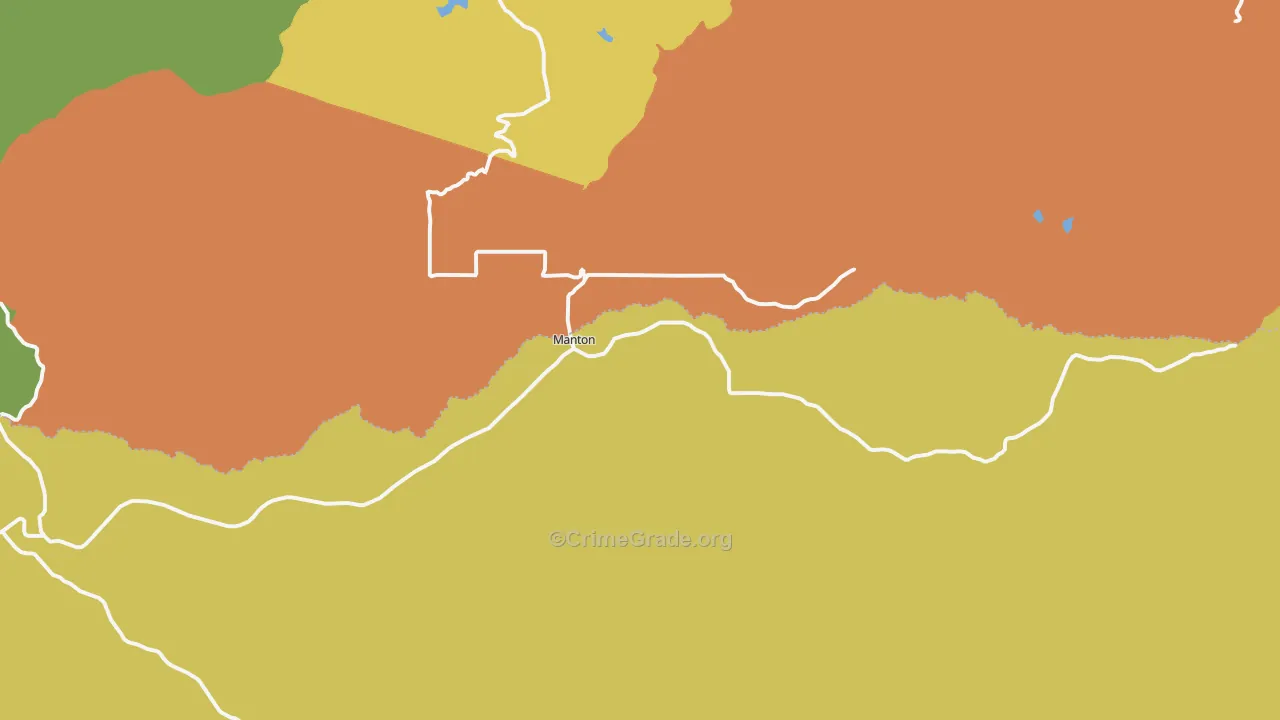 96059, CA Map of Theft Rates