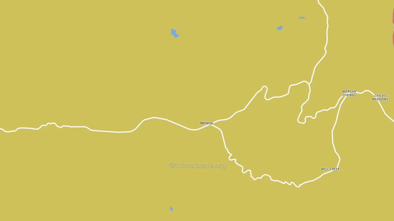 96063, CA Map of Theft Rates