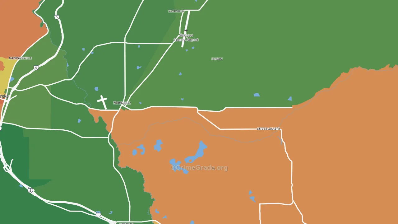96064, CA Map of Theft Rates