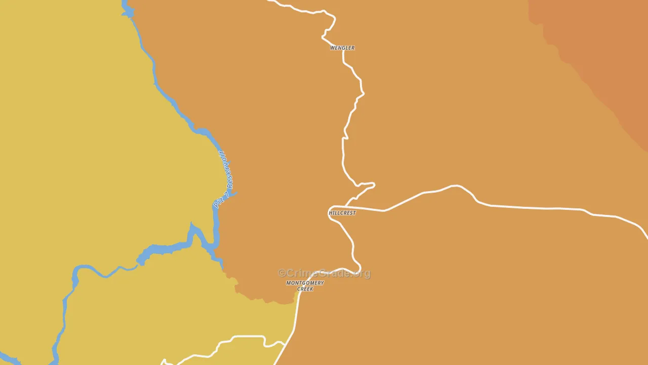 96065, CA Map of Theft Rates