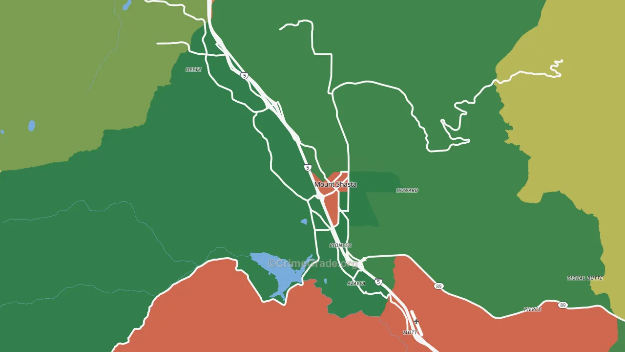 96067, CA Map of Theft Rates