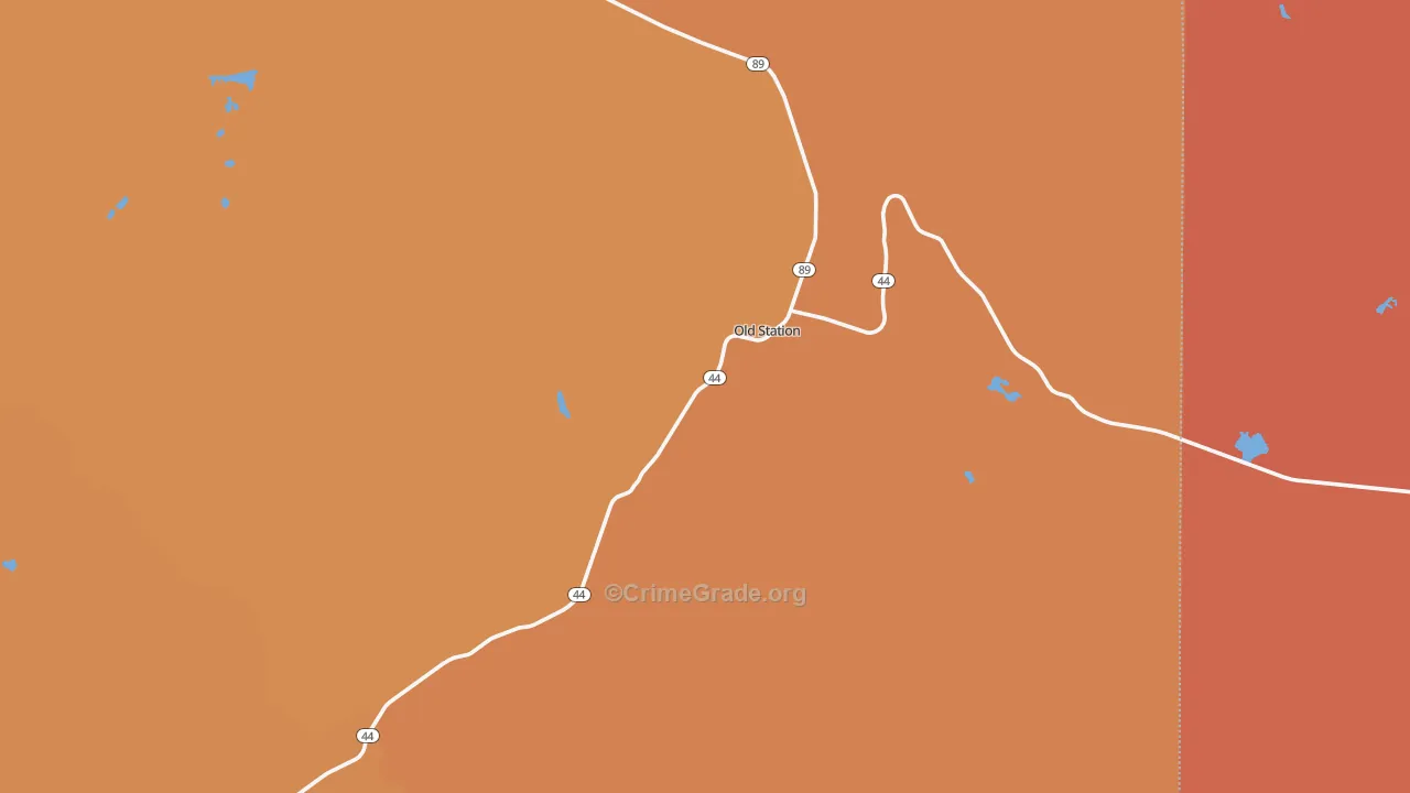 96071, CA Map of Theft Rates