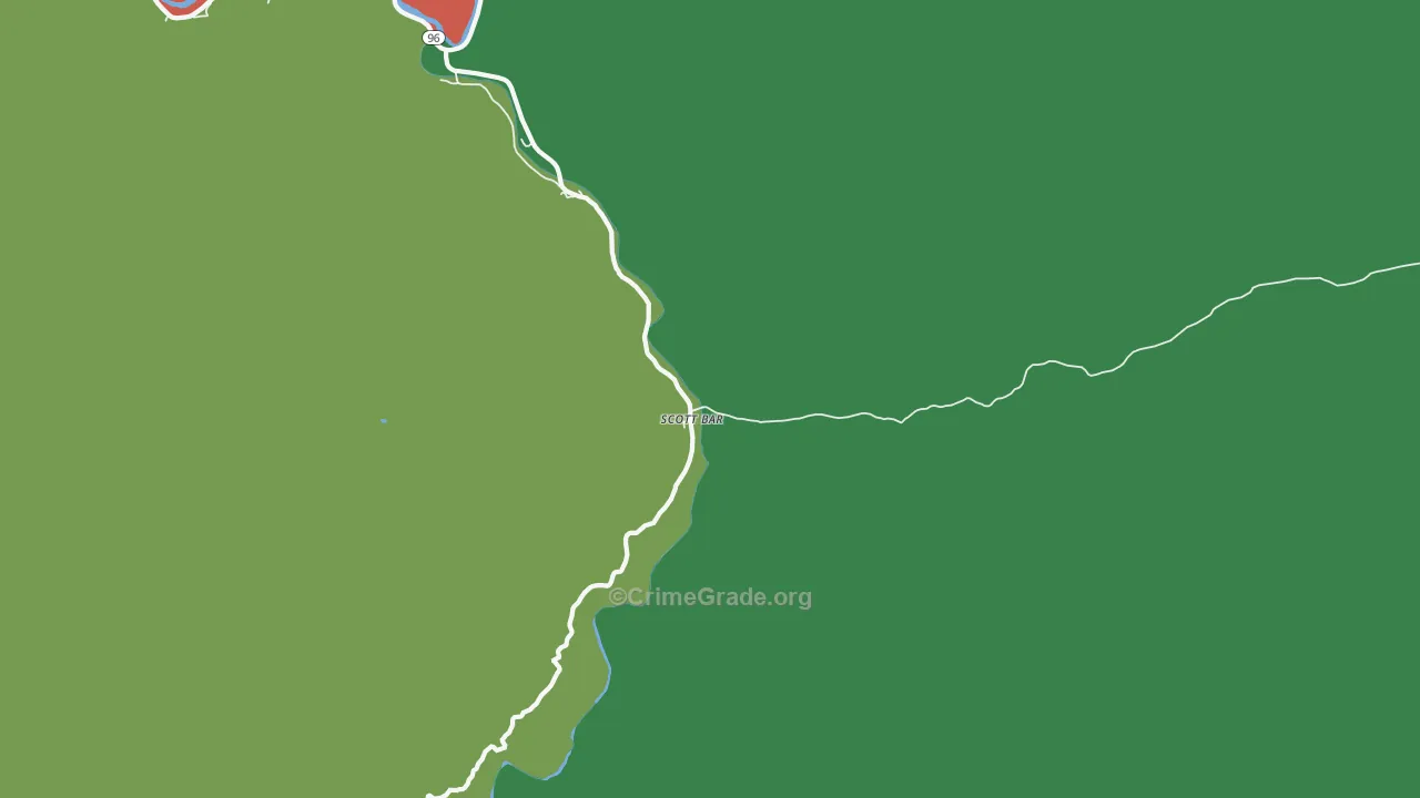 96085, CA Map of Theft Rates