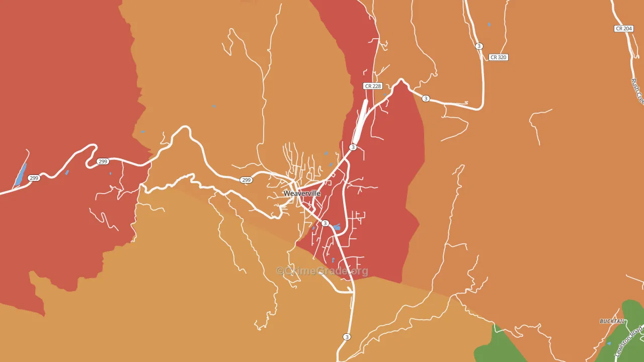 96093, CA Map of Theft Rates