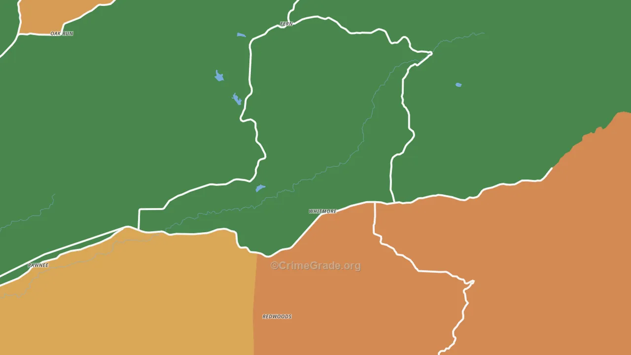 96096, CA Map of Theft Rates