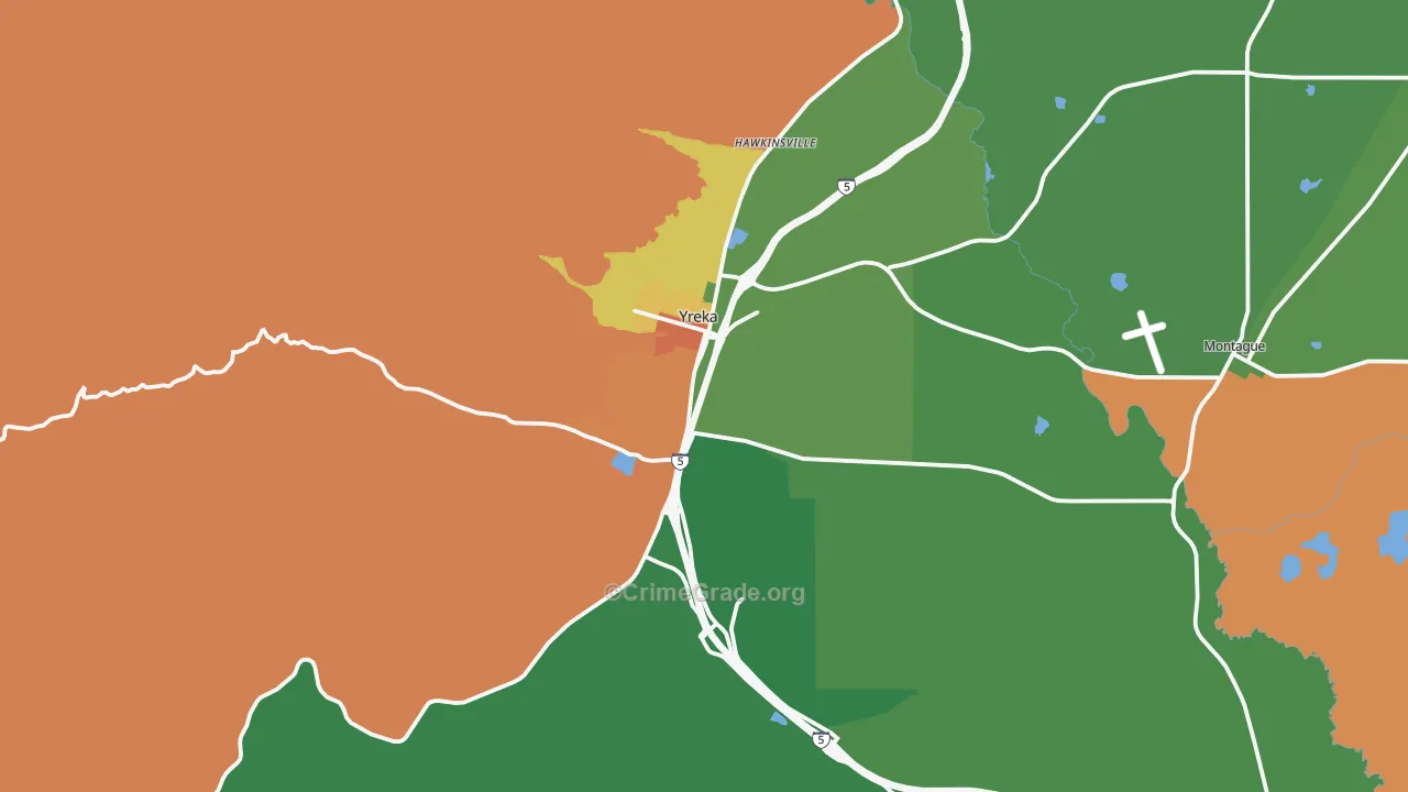 96097, CA Map of Theft Rates