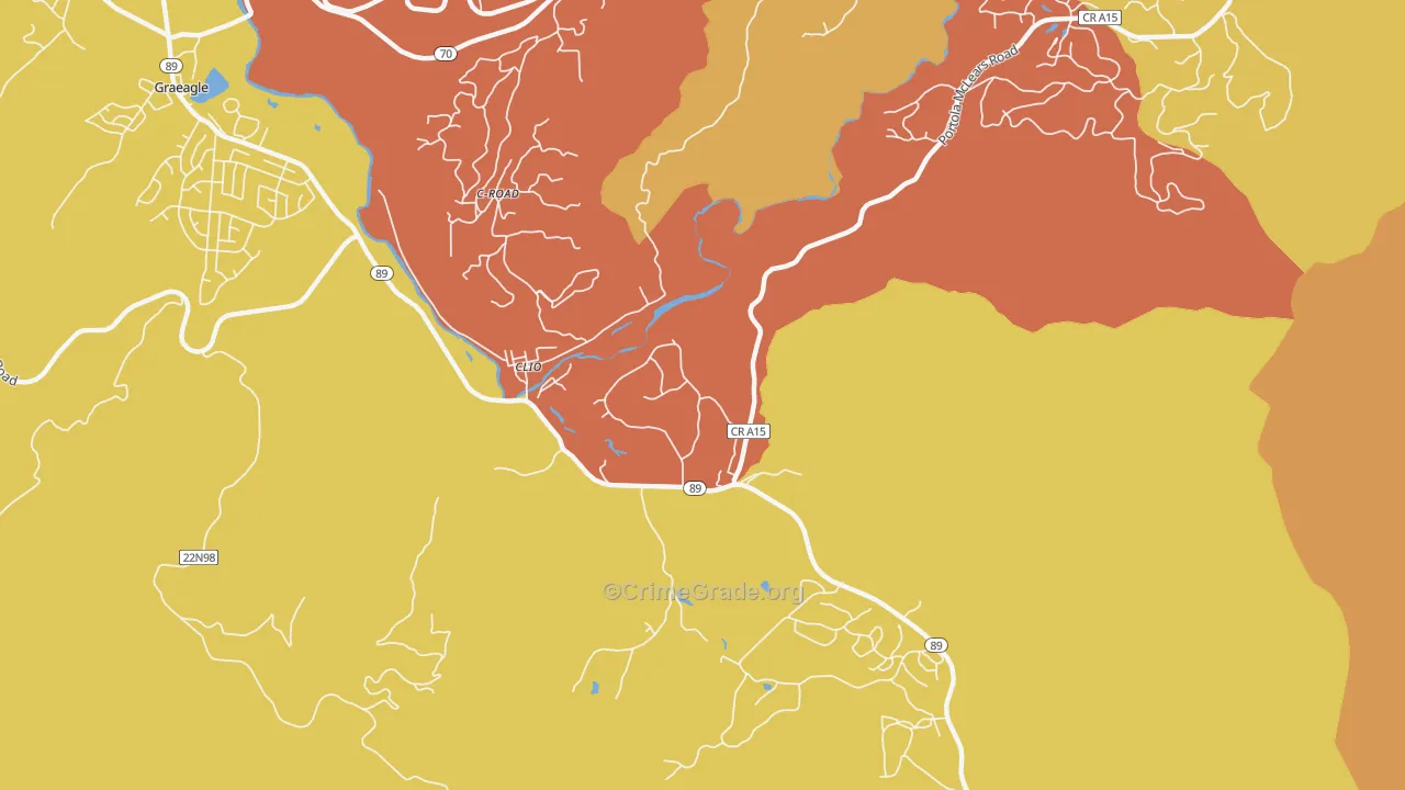 96106, CA Map of Theft Rates