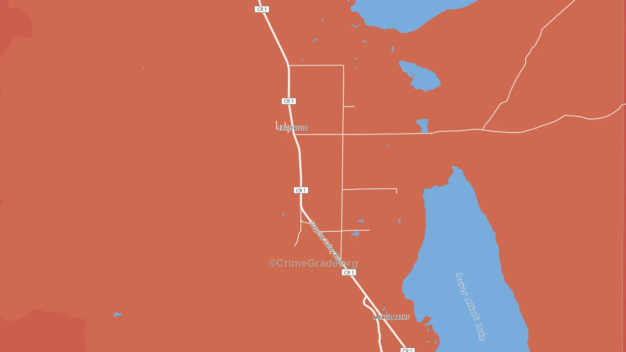 96110, CA Map of Theft Rates