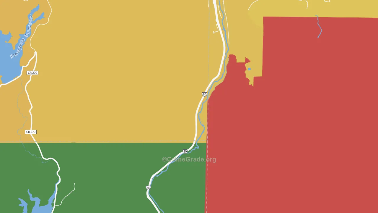 96111, CA Map of Theft Rates
