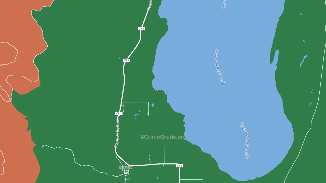 96115, CA Map of Theft Rates