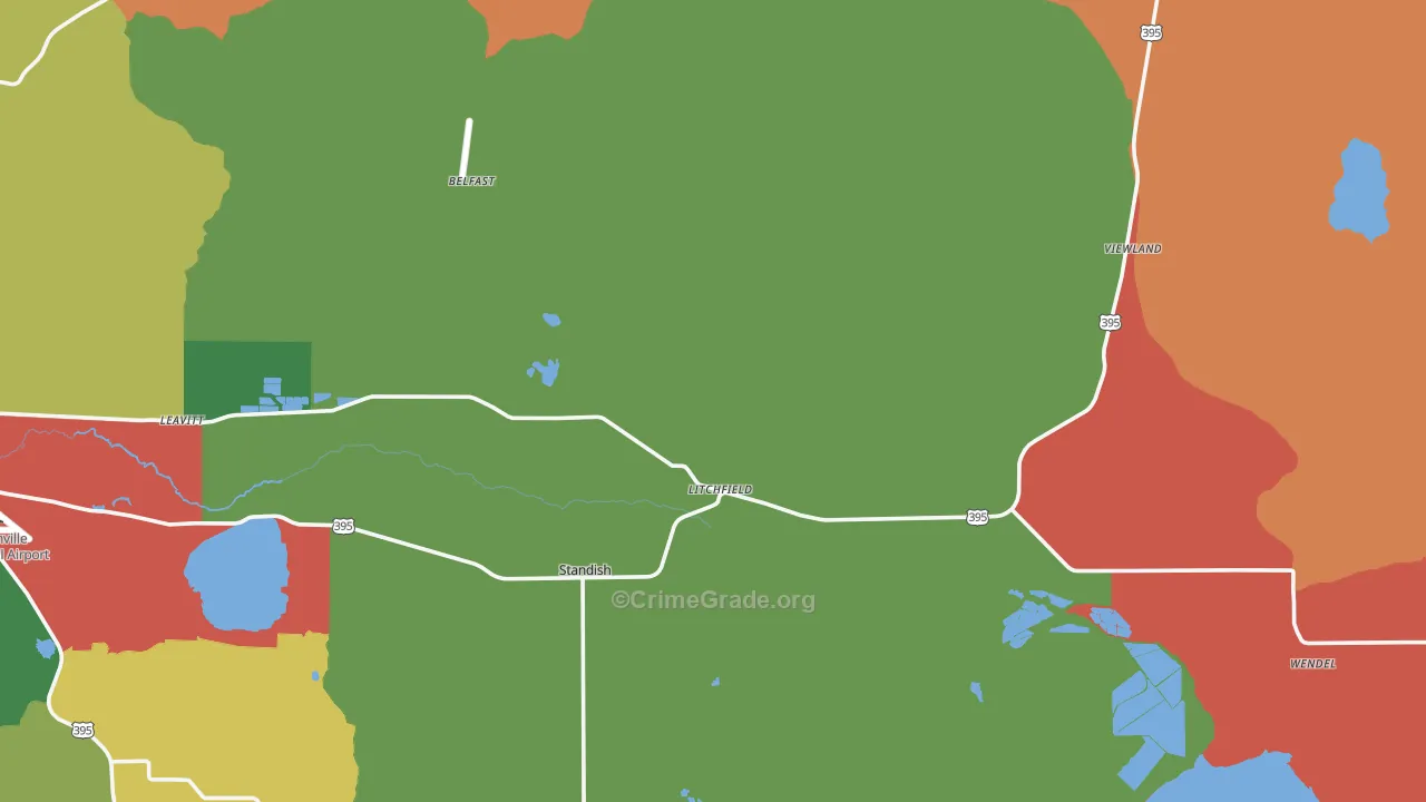 96117, CA Map of Theft Rates