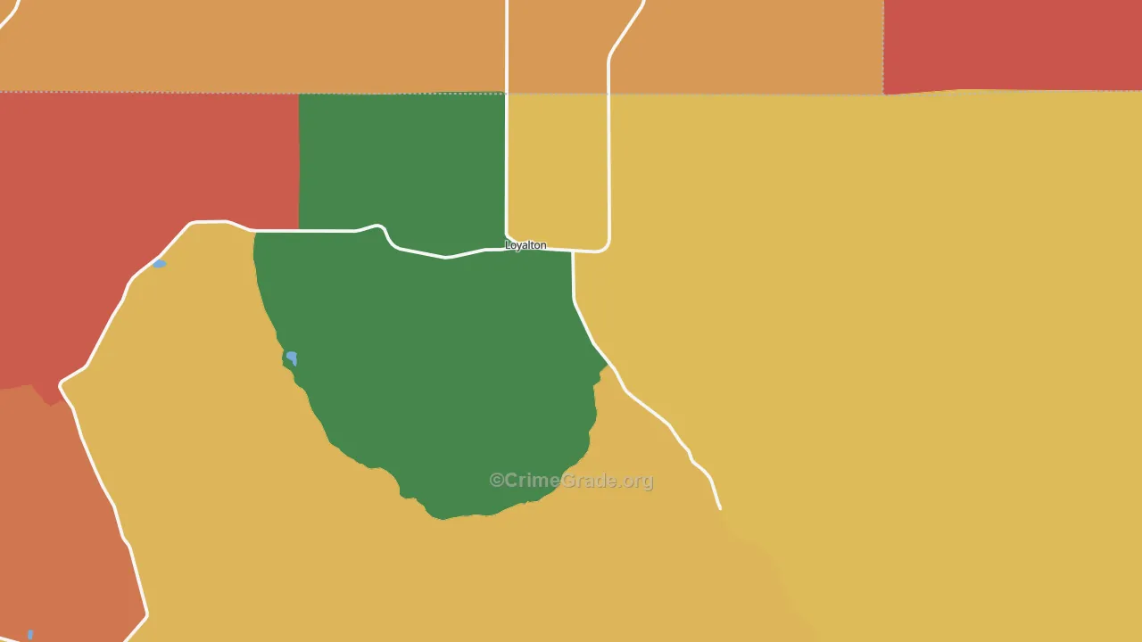 96118, CA Map of Theft Rates