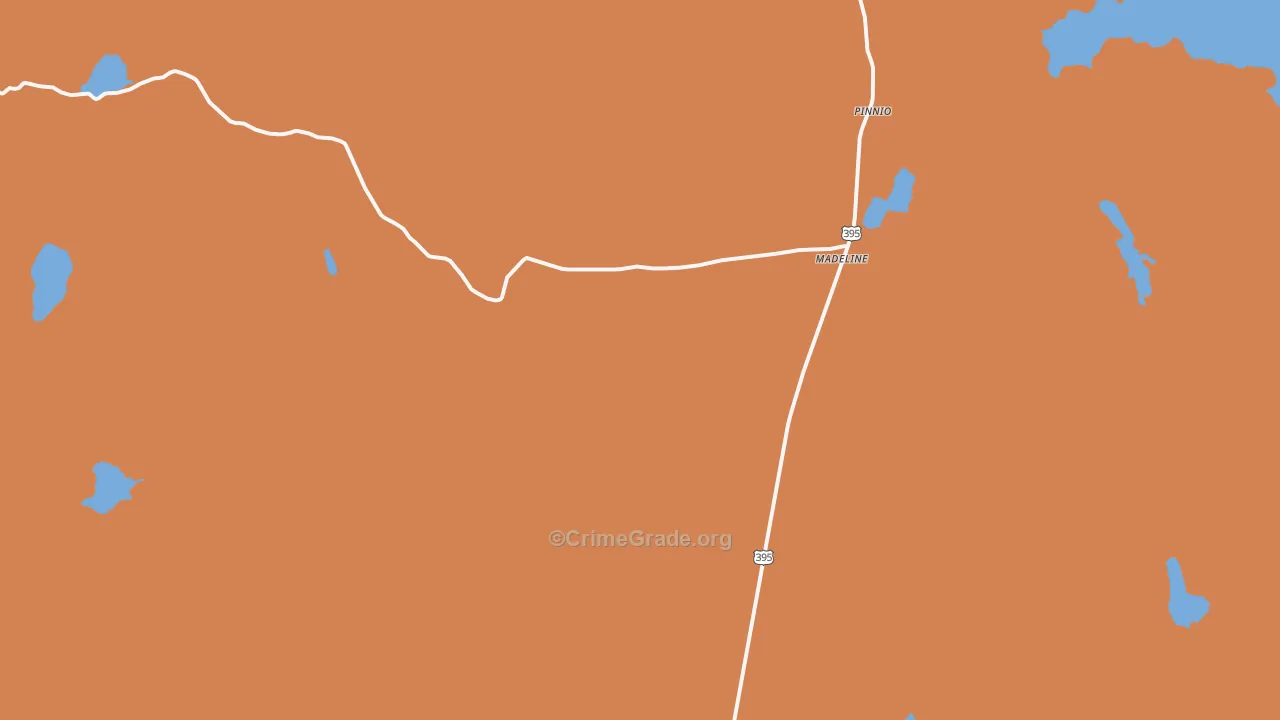96119, CA Map of Theft Rates
