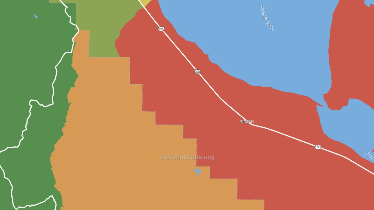 96121, CA Map of Theft Rates