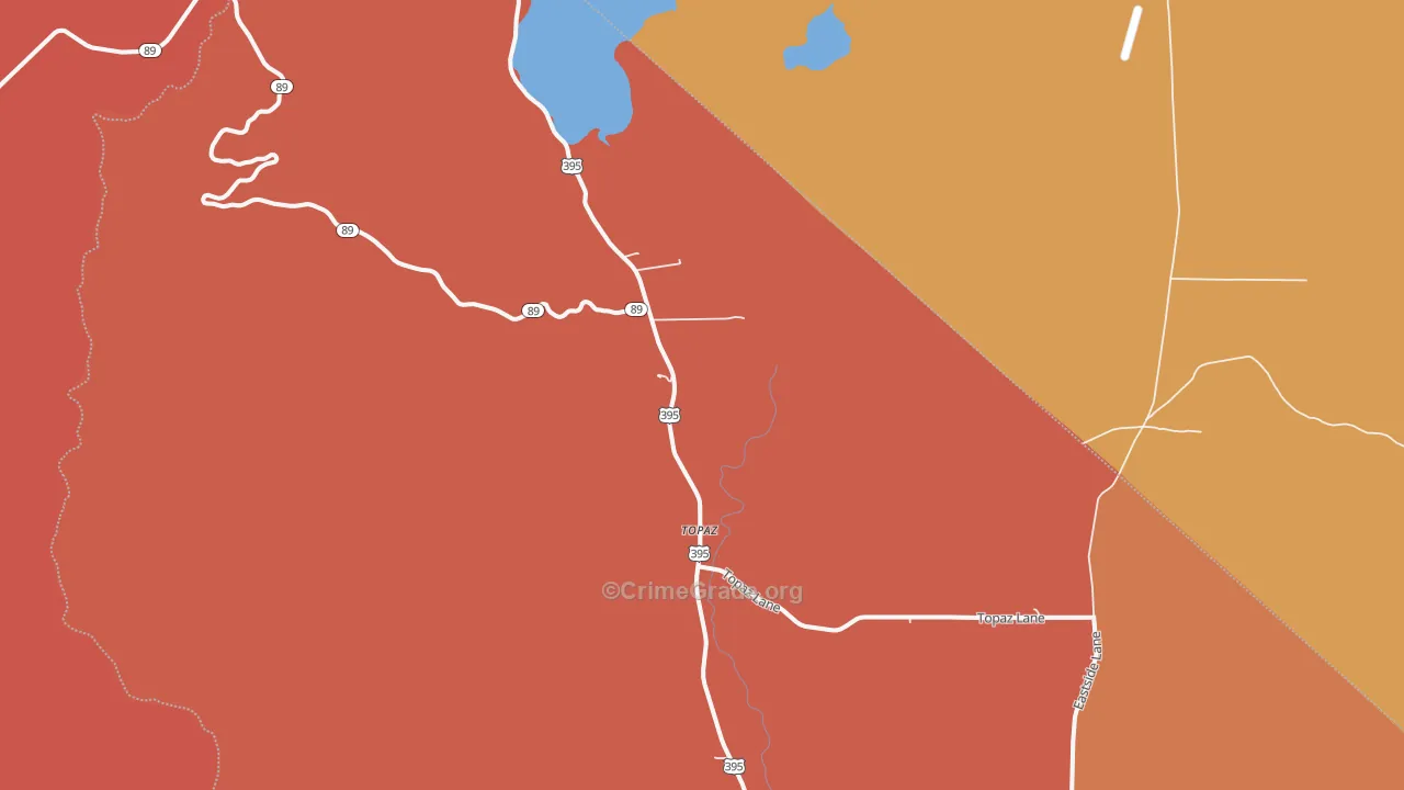 96133, CA Map of Theft Rates