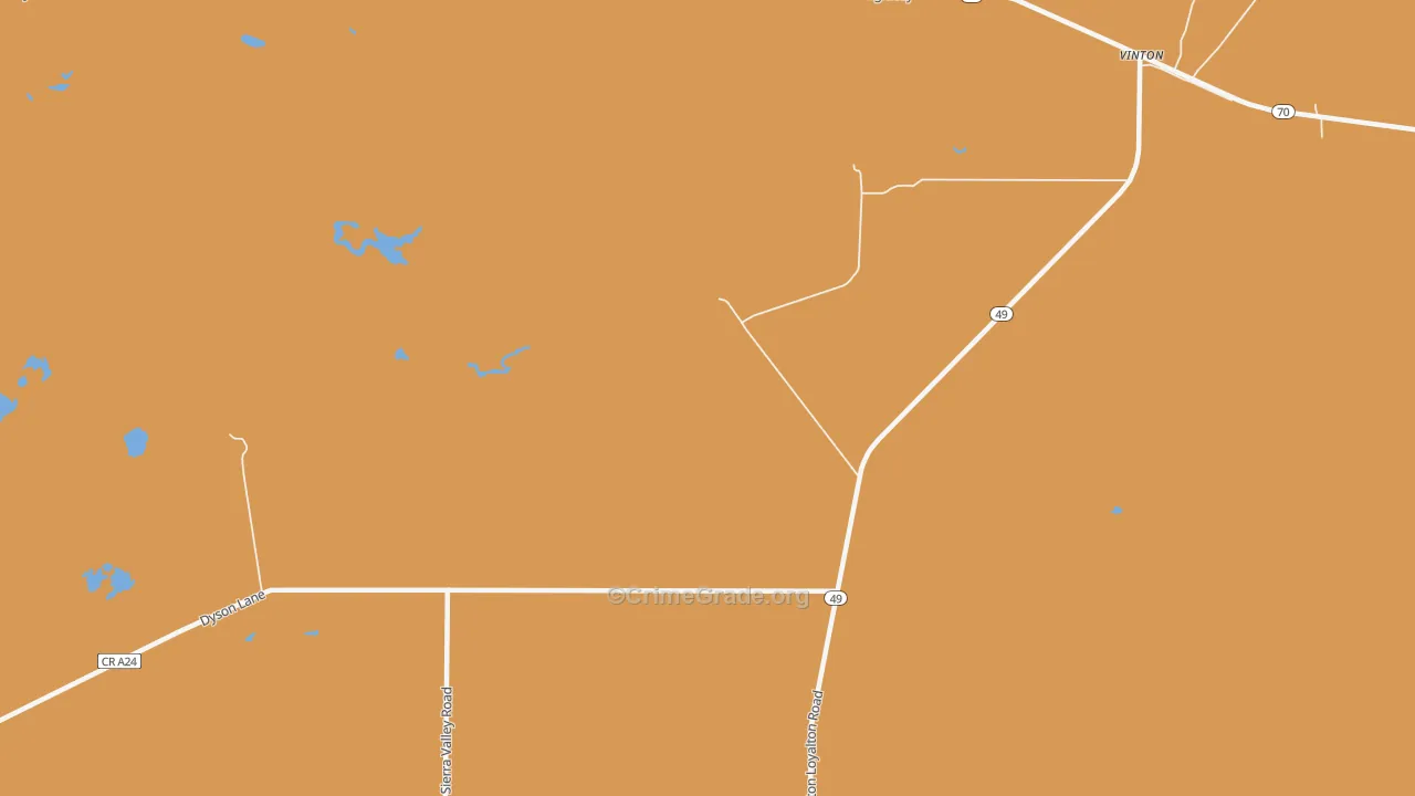 96135, CA Map of Theft Rates