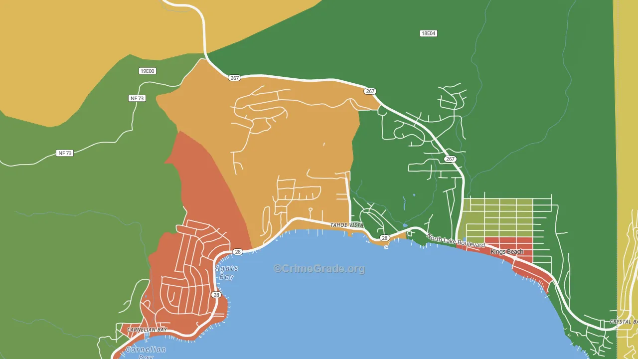 96148, CA Map of Theft Rates