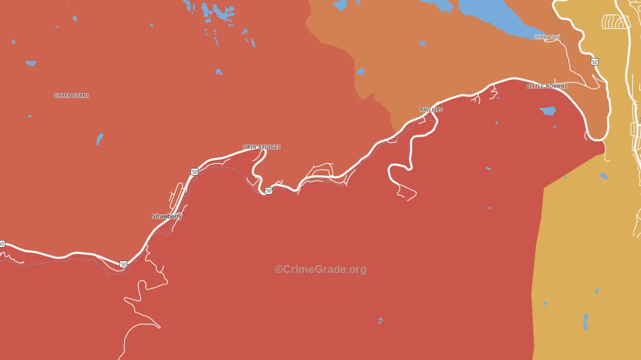 96155, CA Map of Theft Rates