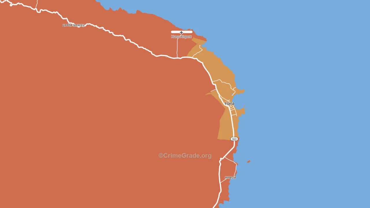 96713, HI Map of Theft Rates