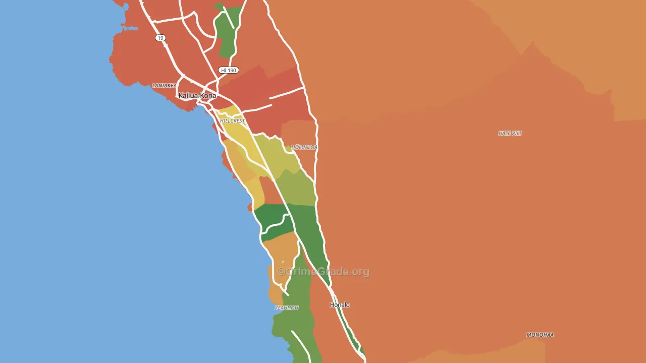 96725, HI Map of Theft Rates