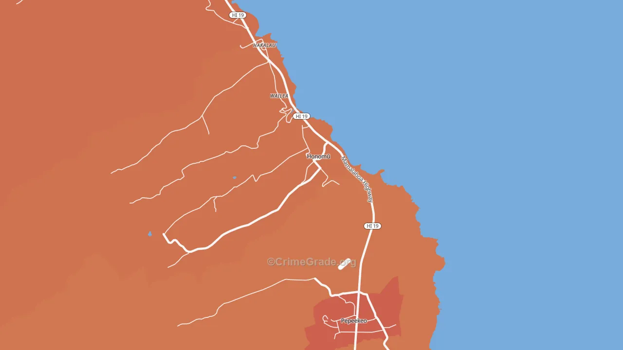 96728, HI Map of Theft Rates