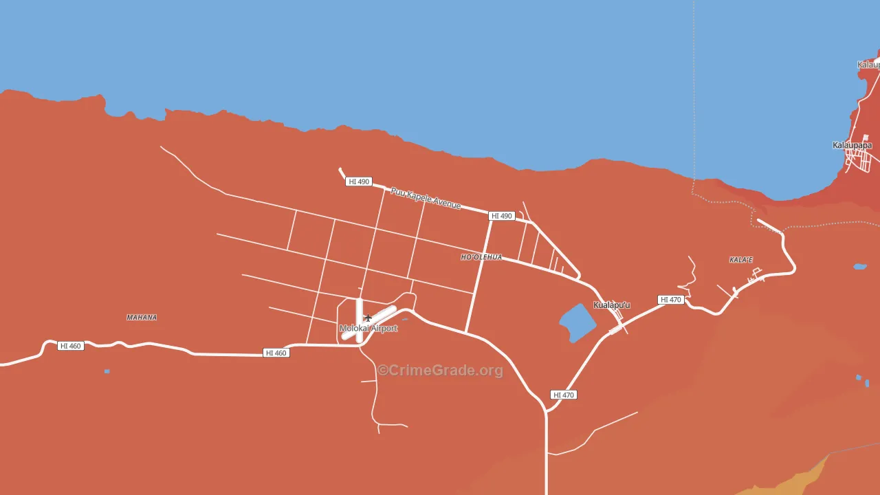 96729, HI Map of Theft Rates