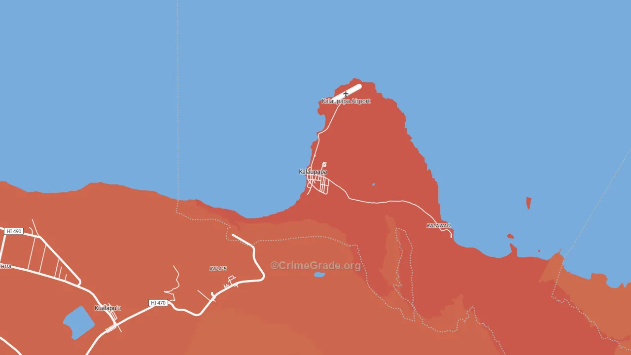 96742, HI Map of Theft Rates