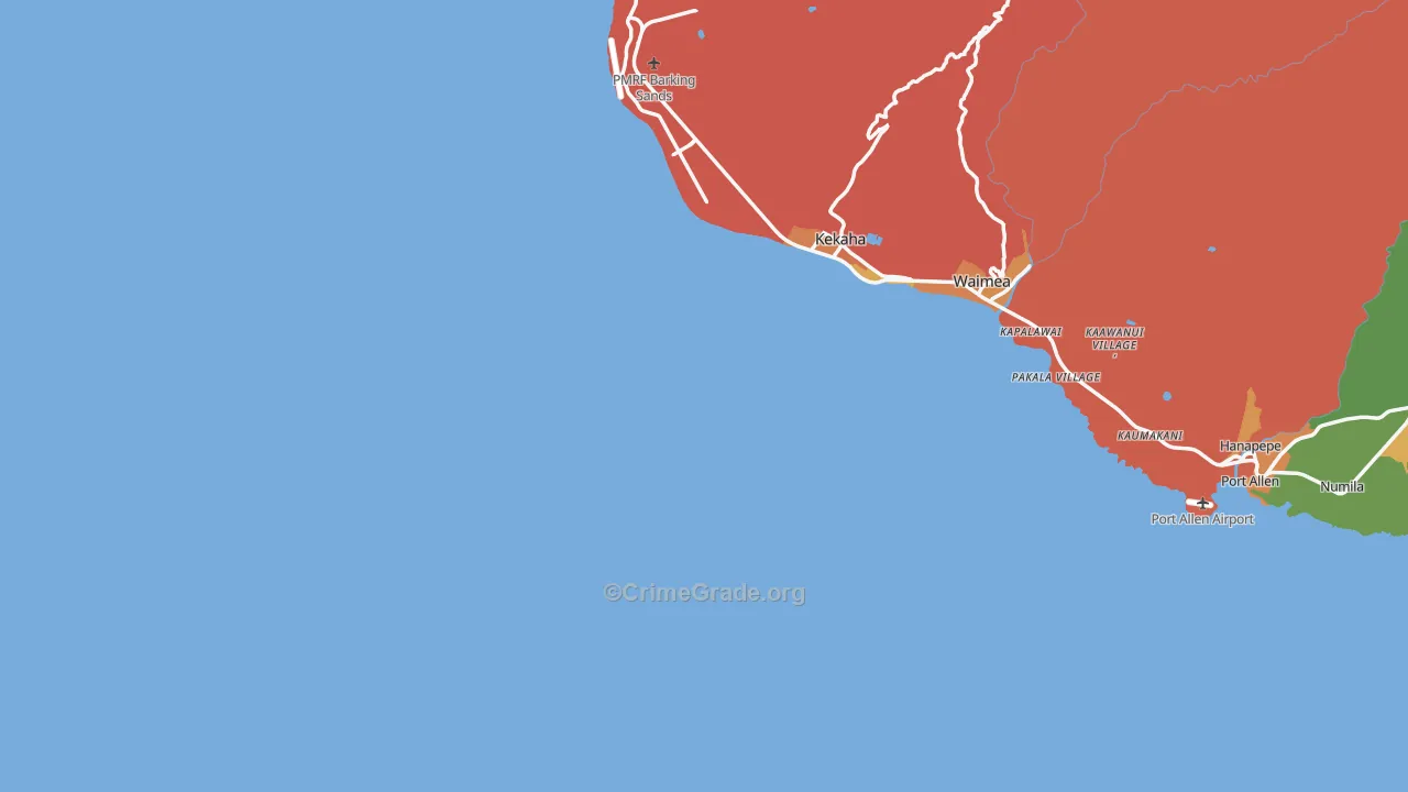 96769, HI Map of Theft Rates