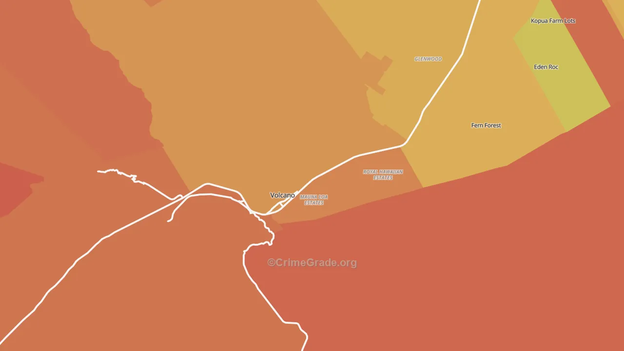 96785, HI Map of Theft Rates