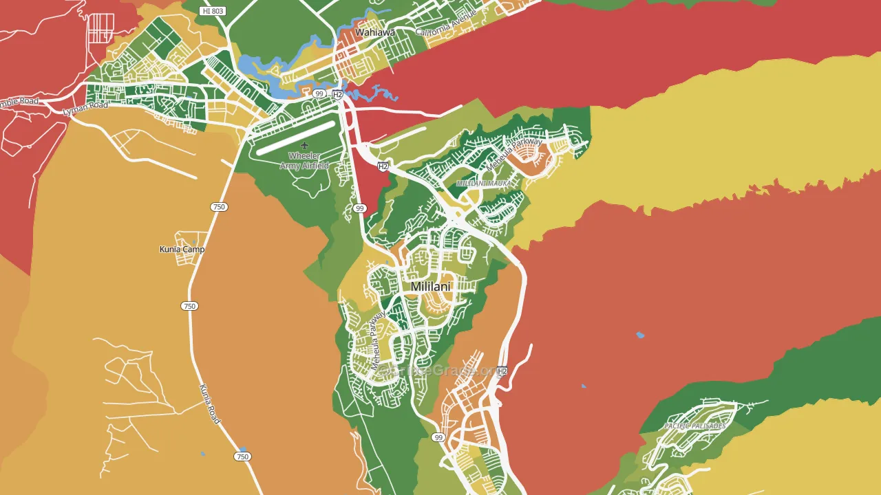 96789, HI Map of Theft Rates