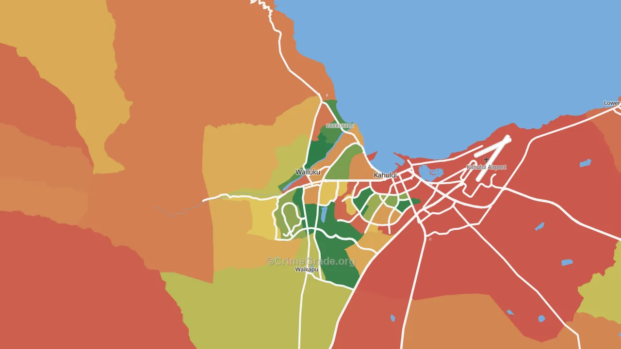 96793, HI Map of Theft Rates