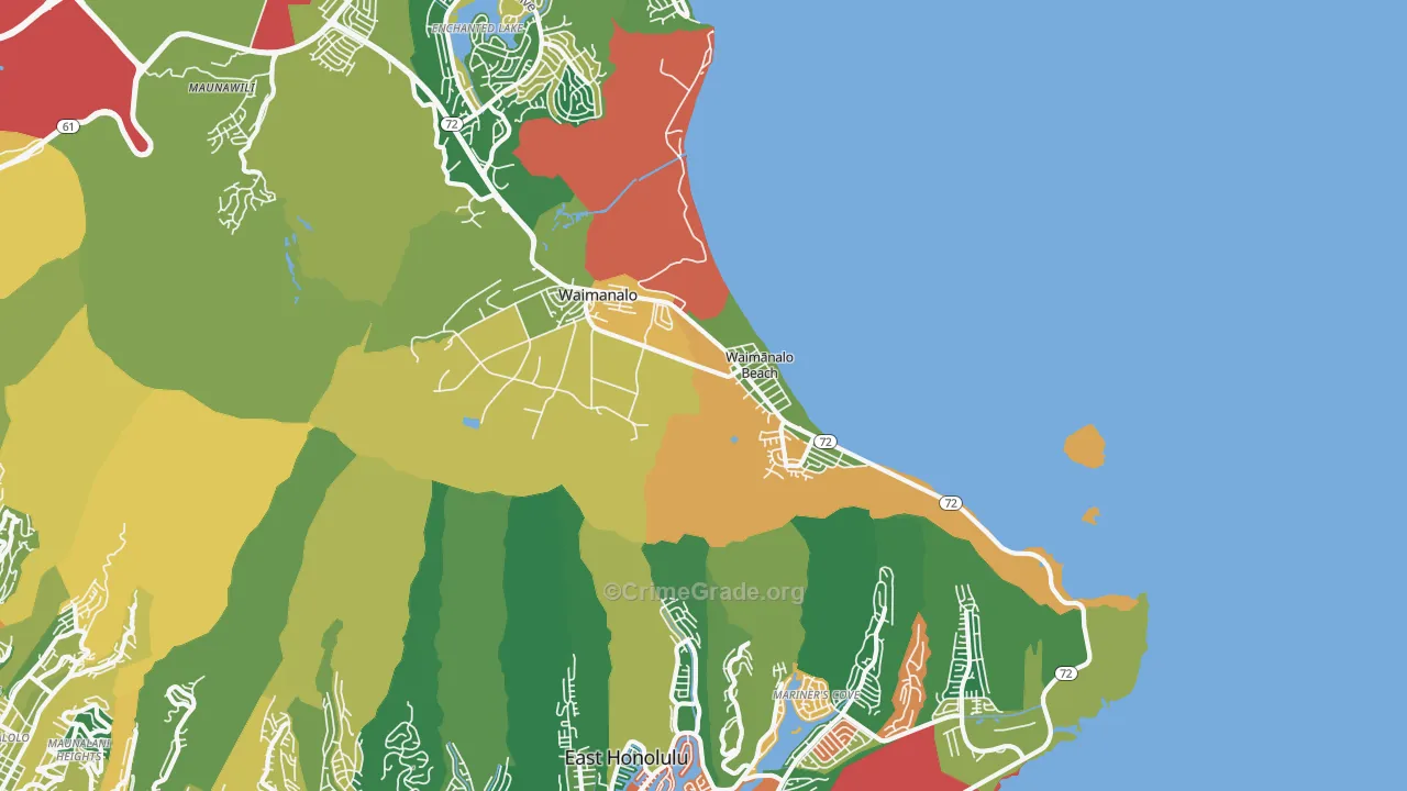 96795, HI Map of Theft Rates