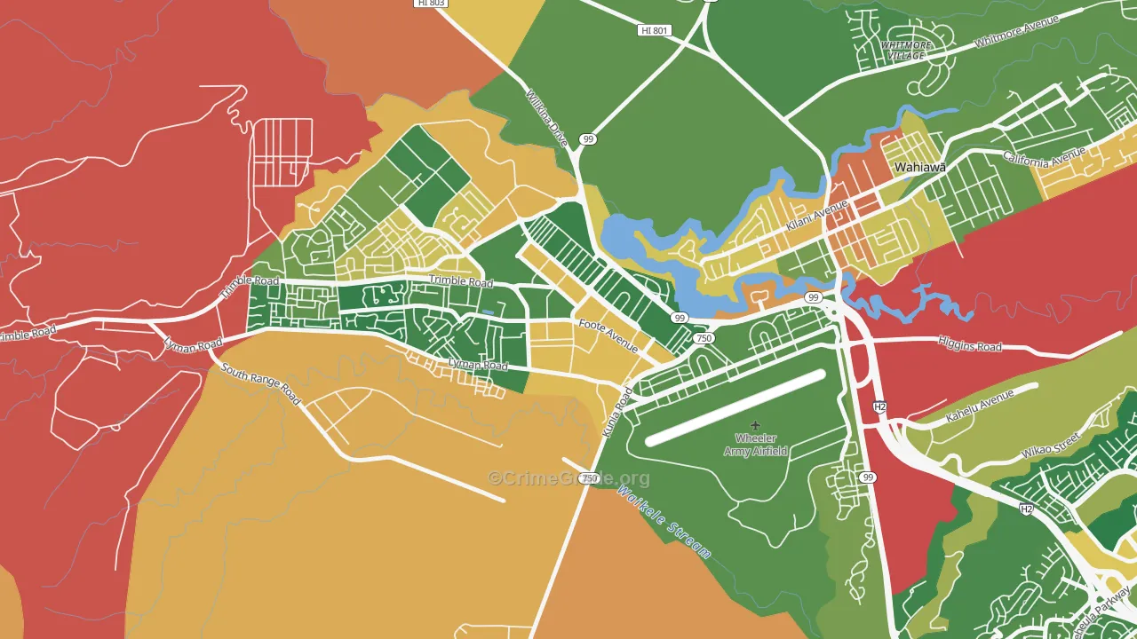 96857, HI Map of Theft Rates