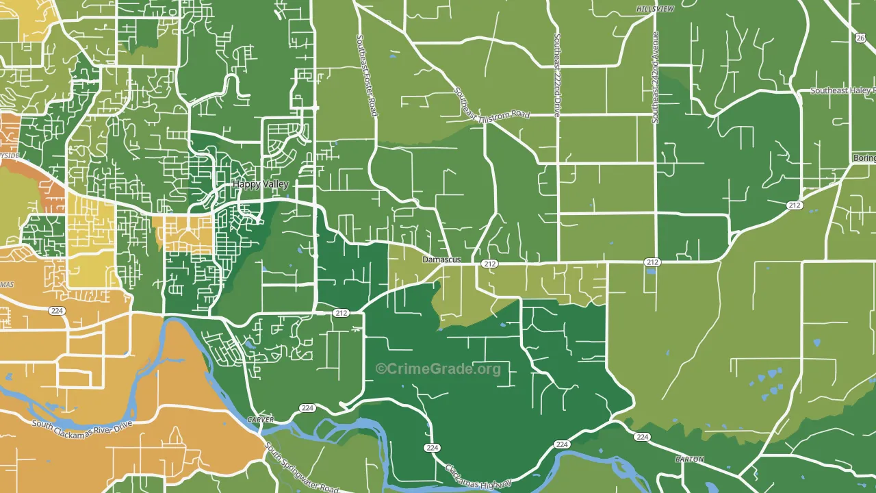 97089, OR Map of Theft Rates