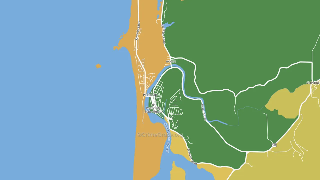 97135, OR Map of Theft Rates